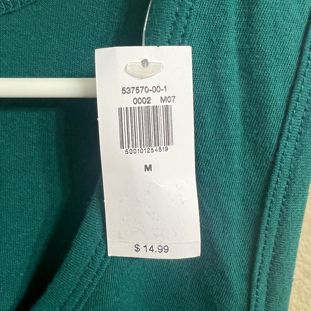 Old Navy Green Tropical Men’s Medium Tank Top - Picture 3 of 3